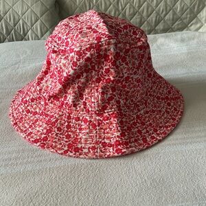 J. Crew Women’s Floral Pink Bucket Hat